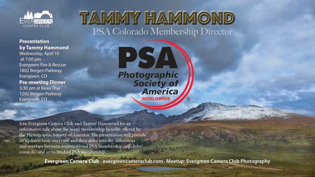 PSA (Photographic Society of America) with Tammy Hammond