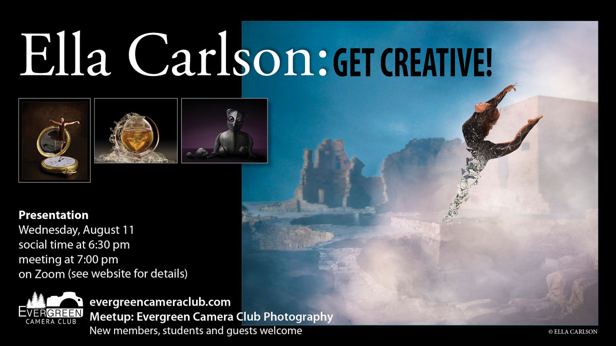 August 11th General Meeting: Get Creative! with Ella Carslon
