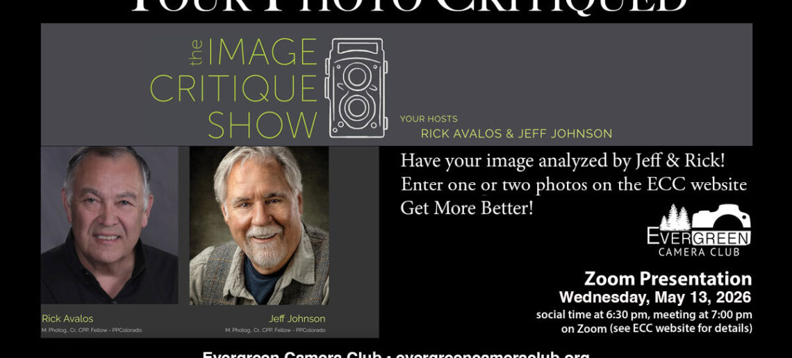 May 13th 2026 General Meeting: The Image Critiques Show – ECC edition